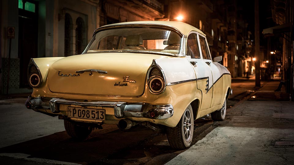 Though it wasn't as high of a percentage as I expected, there really were a ton of classic American cars driving around the streets of Havana.
