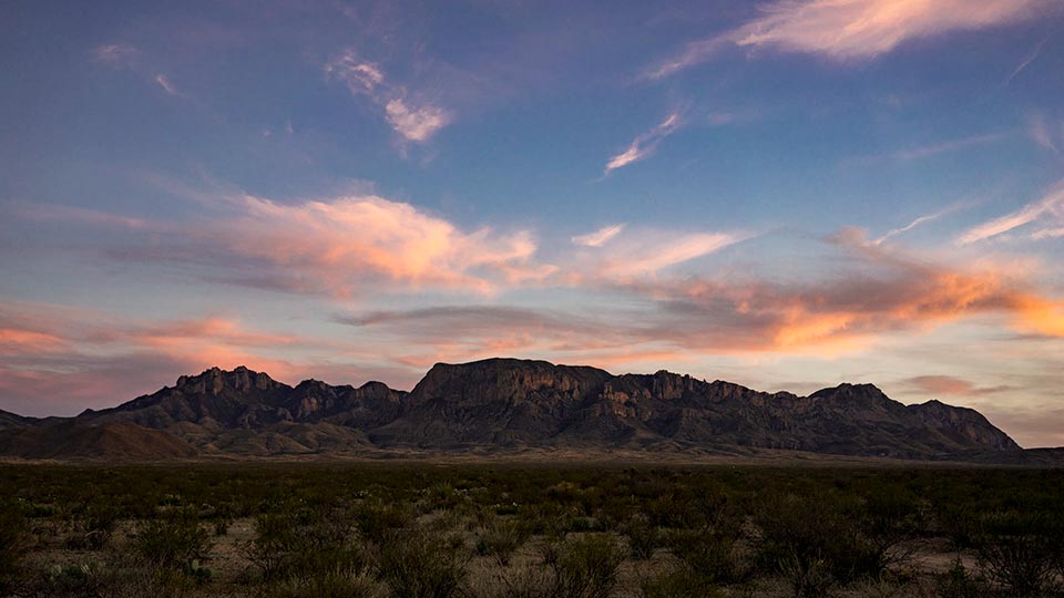 Watching the sunset on my solo camping trip out to Big Bend National Park, Texas.