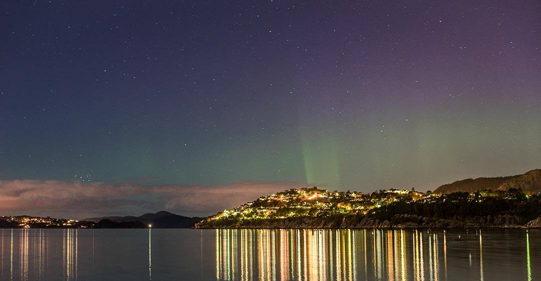 The Northern Lights above Bergen!