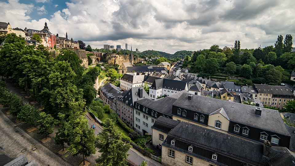 A nice view of Luxembourg.